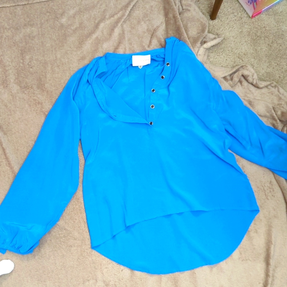 Medium Blue Blouse Yumi Kim
